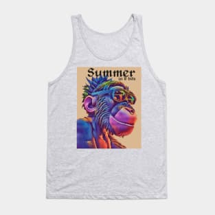 SUMMER IN 8 BITS, PIXEL ART Tank Top